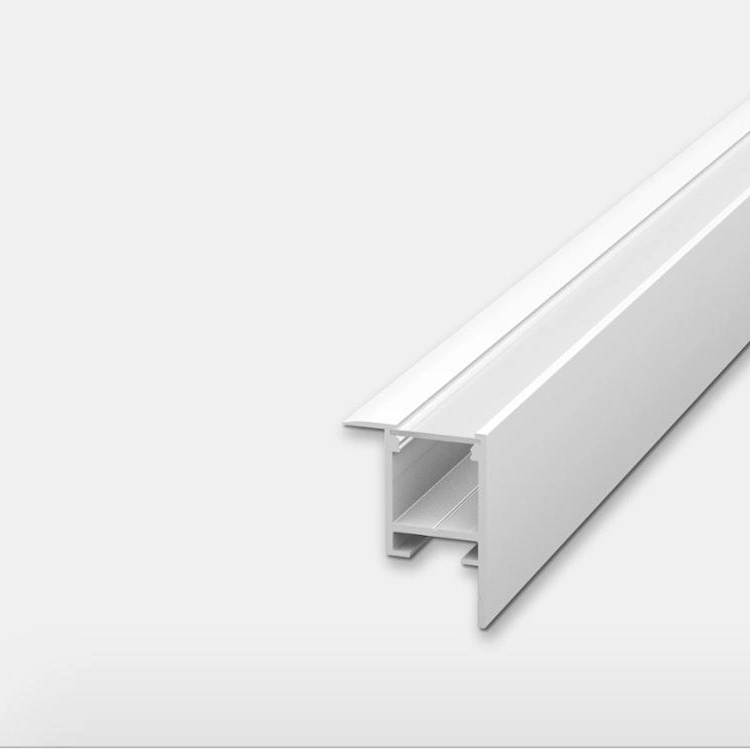 Recessed LED Aluminium Channel Extrusions Milky Diffiuser for Linear Lighting