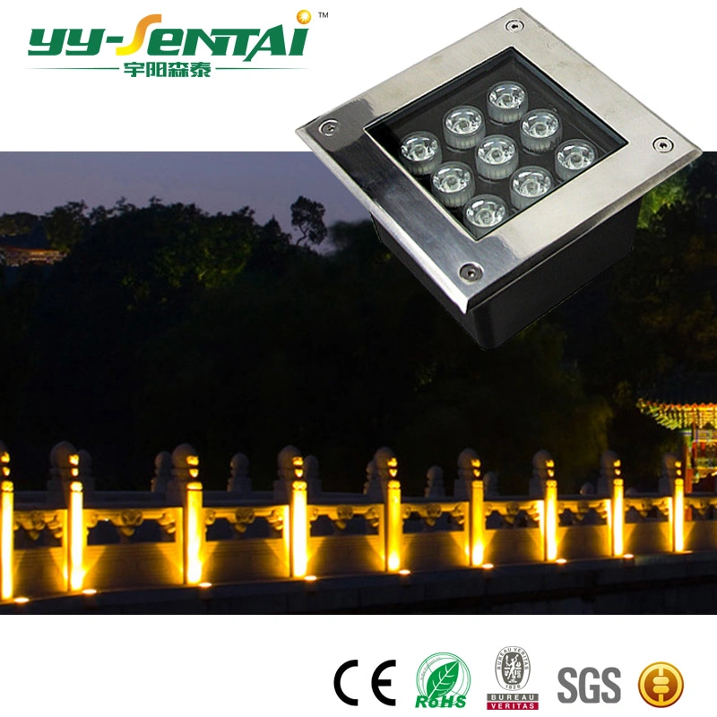 Outdoor Square LED Underground Light for Square Parks 3W in-Ground Light LED Underground Light Outdoor