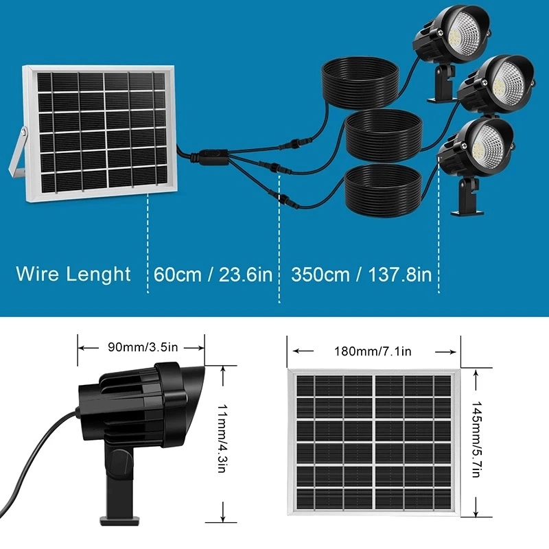 Solar Powered Waterproof Ground Lights 10 LED Outdoor Path Garden Lights