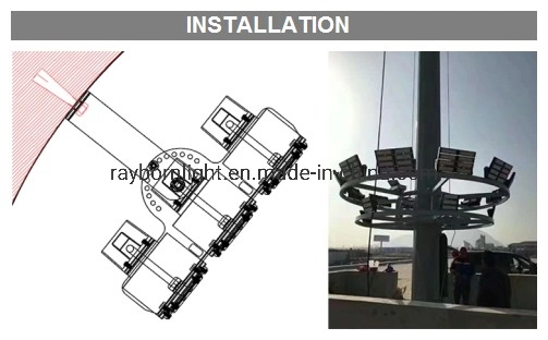 IP66 AC90-305V 300W LED Sports Ground Lighting for Basketball Court