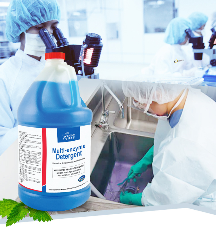 Factory Supports OEM Medical Equipment Multi-Enzyme Cleaning Solution