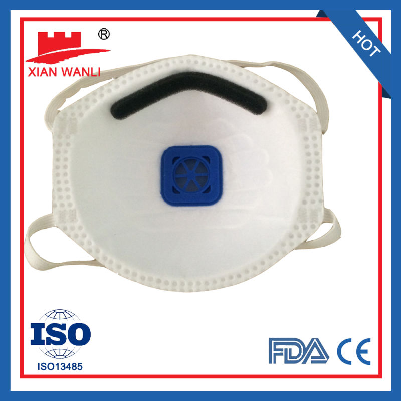 Disposable 3-Layer Non-Woven Medical Surgical Face Protective Mask with Valve