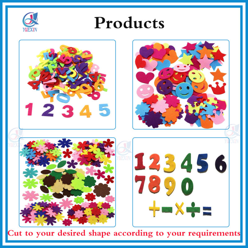 Colored Polyester Felt Craft Sheets Die Cutting Felt