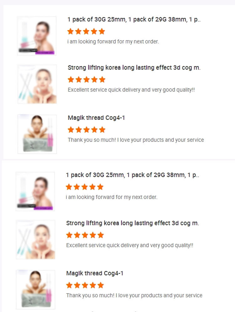 Medical Facial Lifting 18g Molding Cog Thread Pdo From Factory