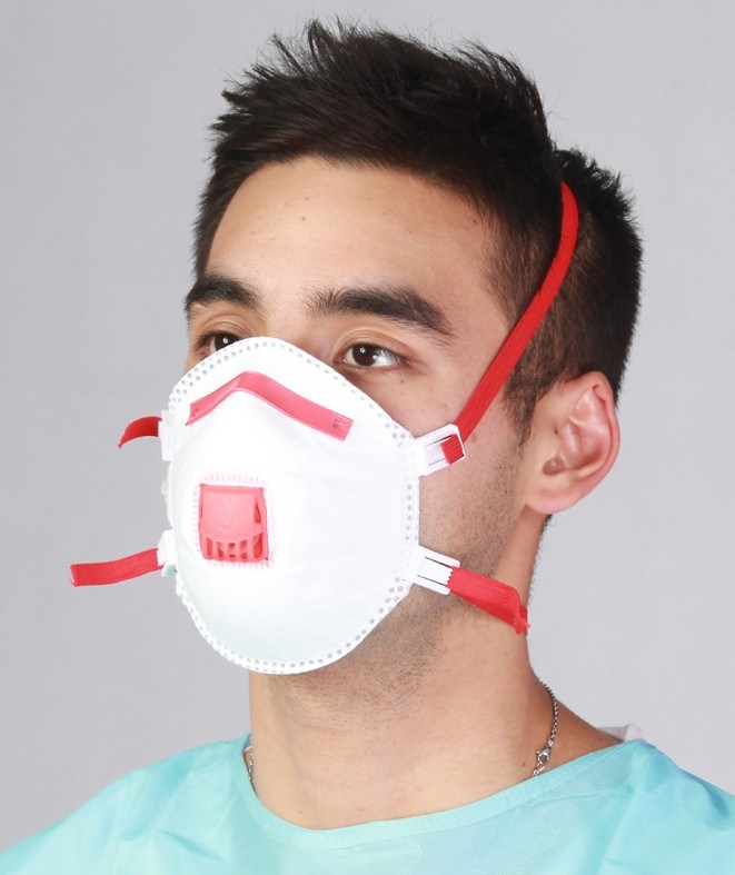 Disposable 3-Layer Non-Woven Medical Surgical Face Protective Mask with Valve