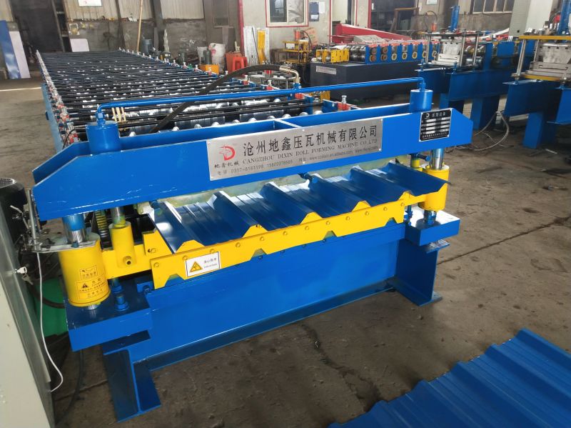 Metal Galvanized Dual Level or Double Layer Roofing Sheet Roll Forming Machine