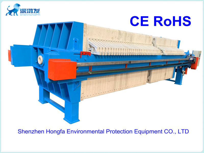 Fully Automatic Chamber Filter Press with CE Certificate Fully Automatic Chamber Membrane Filter Press for Silica Waste Water Treatment