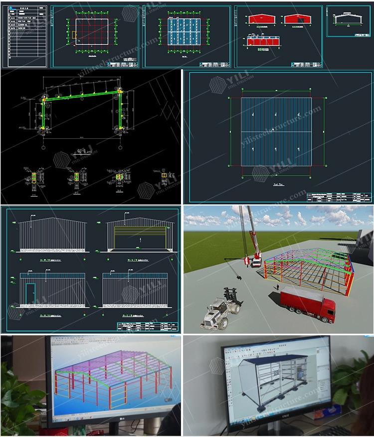 Prefabricated Light Steel Structure Make an Inventory of Warehouses