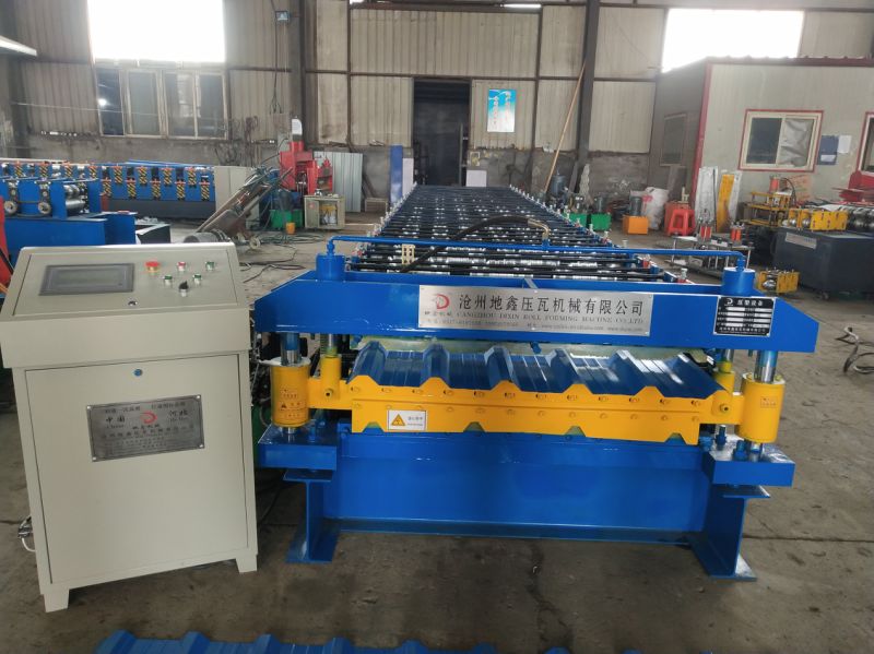 Metal Galvanized Dual Level or Double Layer Roofing Sheet Roll Forming Machine