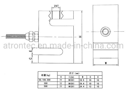 Alloy Steel Load Cell for Crane Scales or Mechanical Scales