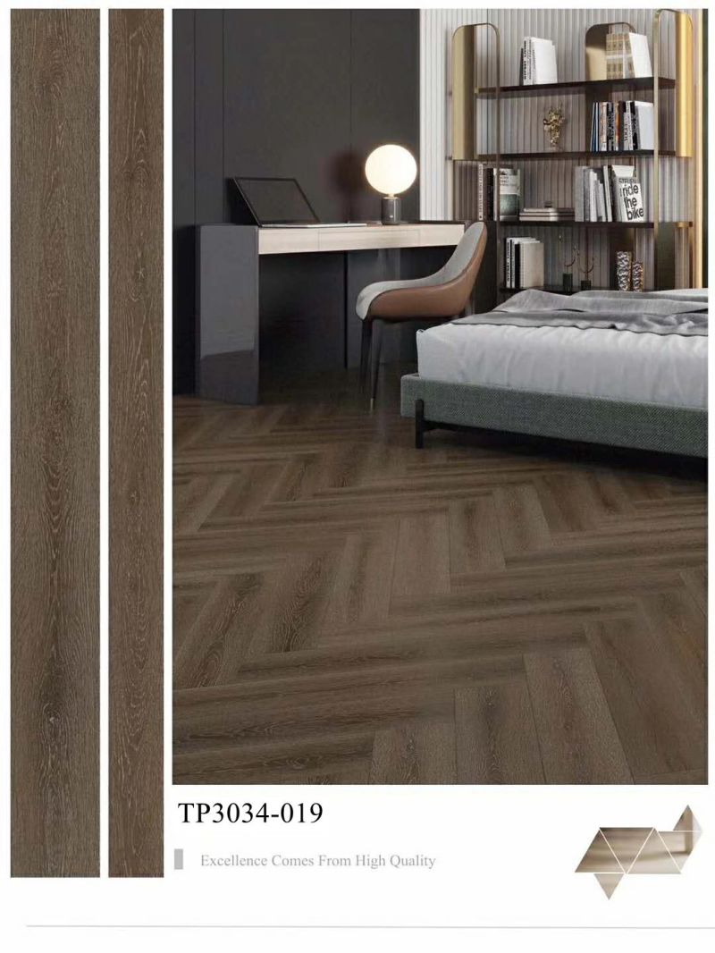 Herringbone Spc Plank PVC Herringbone Vinyl Flooring