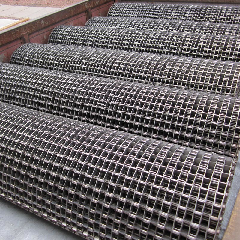 Flat Wire Mesh Belt for Conveyor Machinery