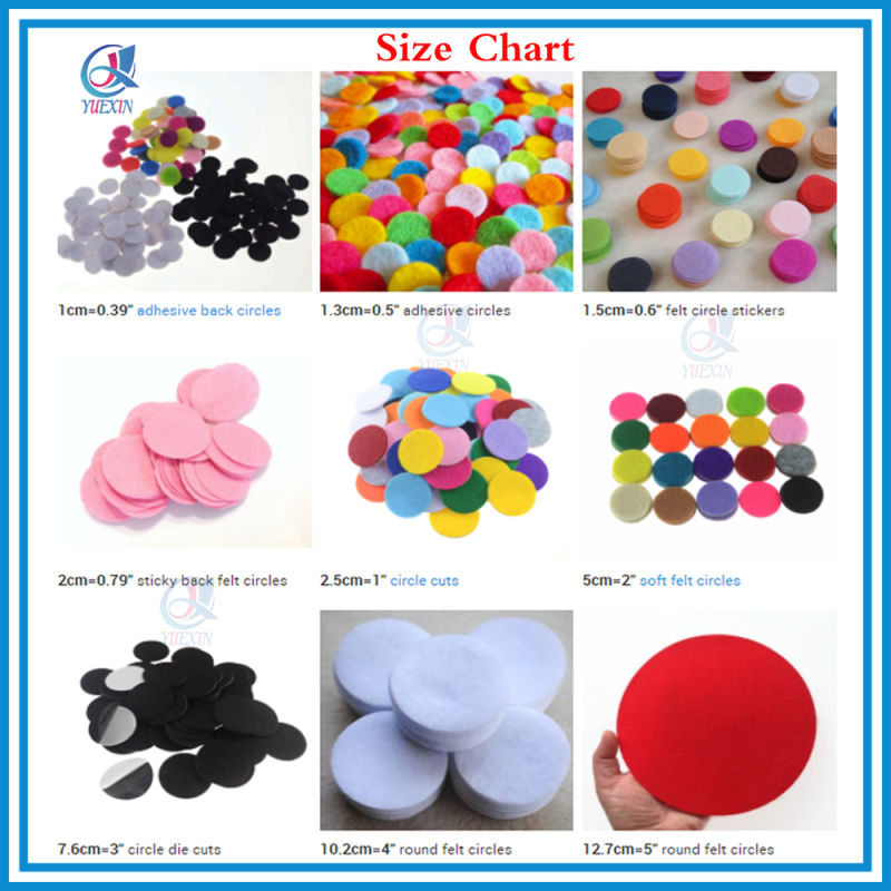 Colored Polyester Felt Craft Sheets Die Cutting Felt