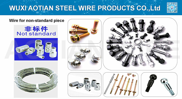 Cold Heading Quality Swch10A 3.5mm Black Phosphate Annealed Drawn Wire Fasteners Steel Wire