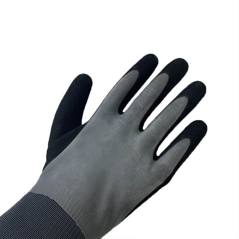 Nmsafety Double Liner Double Layer Latex Coated Thermal Plus Work Glove