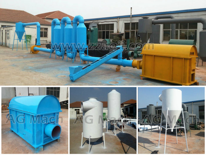 Pipeline Hot Air Drier Biomass Rice Husk Sawdust Dryer for Sale