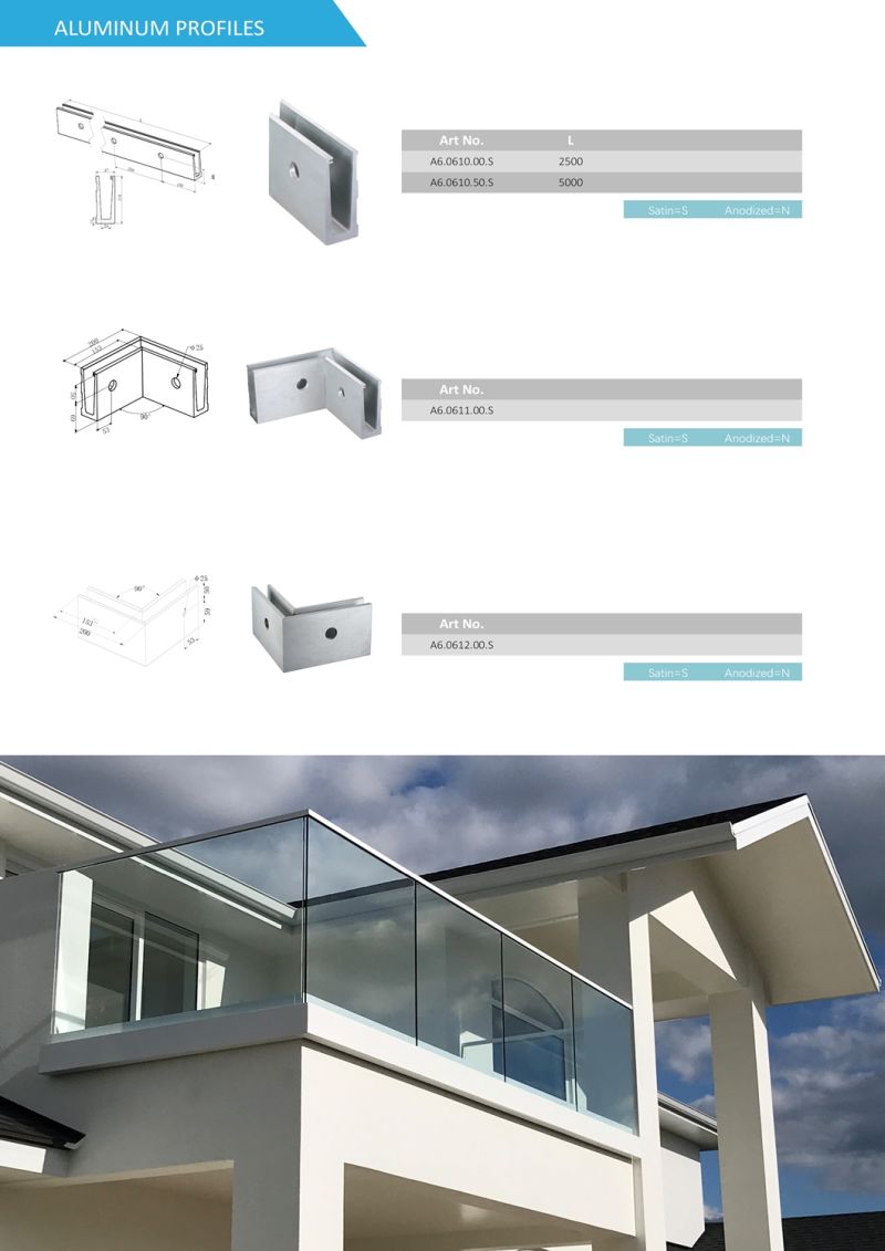 Aluminum Easy Indoor Glass Railing Systems Aluminum Glass Deck Railing Systems Aluminum Balcony Railing System