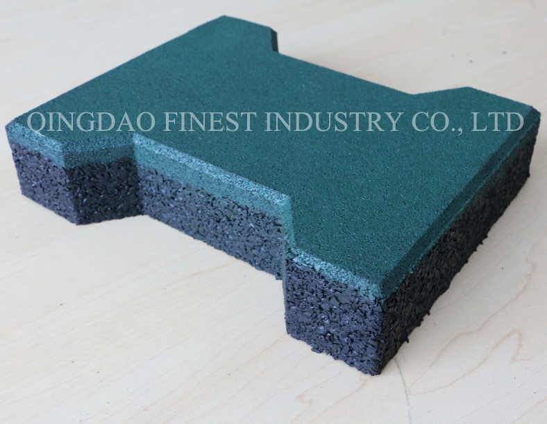 Outdoor Horse Floor Rubber Flooring, Dogbone Rubber Paver, Horse Barn Rubber Paver, Rubber Bricks, Rubber Blocks, Rubber Barn Paver