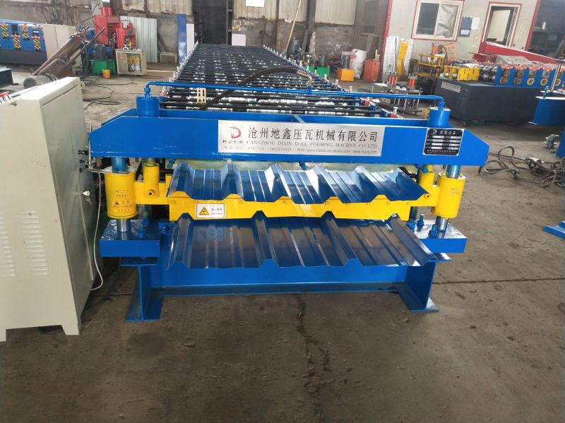 Metal Galvanized Dual Level or Double Layer Roofing Sheet Roll Forming Machine