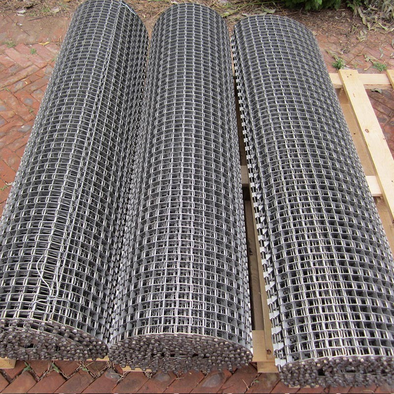 Flat Wire Mesh Belt for Conveyor Machinery