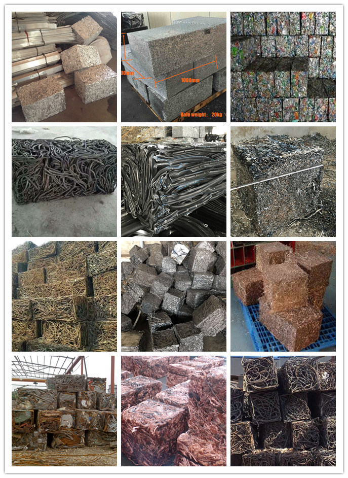 Hydraulic Stainless Steel Scrap Bale Block Making Machine