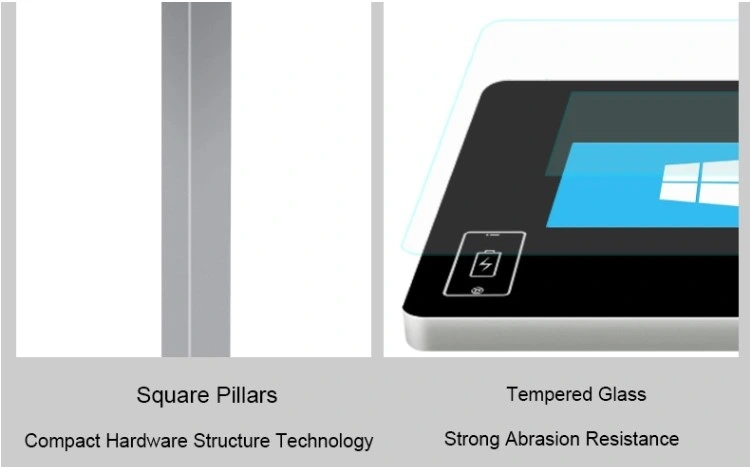 32 Inch Floor Standee Table for Coffee or Restaurant Customize Interactive Touch Screen Table Multitouch Table