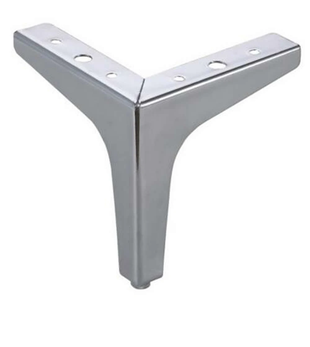 5.3-Inch Height Modern Furniture Leg Sofa Parts Metal Chrome Polished for Table Chair Bed Hardware