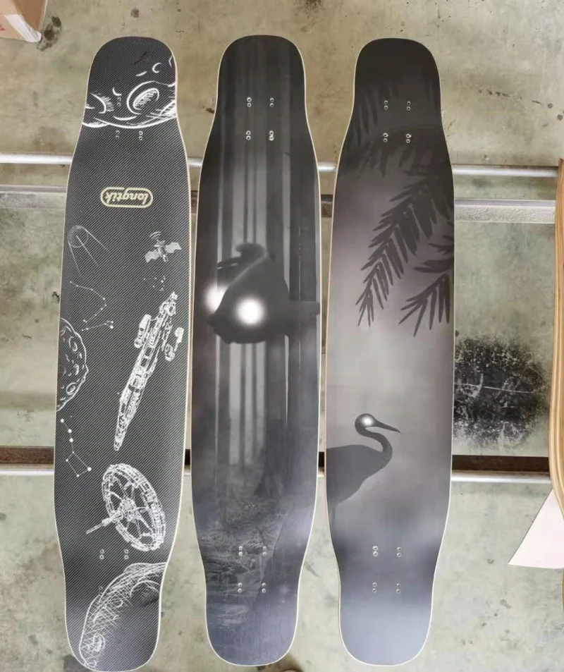 Best Price 7ply Maple Downhill Free Ride Style Longboard Skateboard