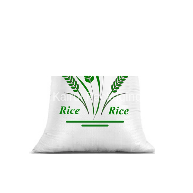 Custom PP Bags 50kg for Wheat Flour Meal Rice
