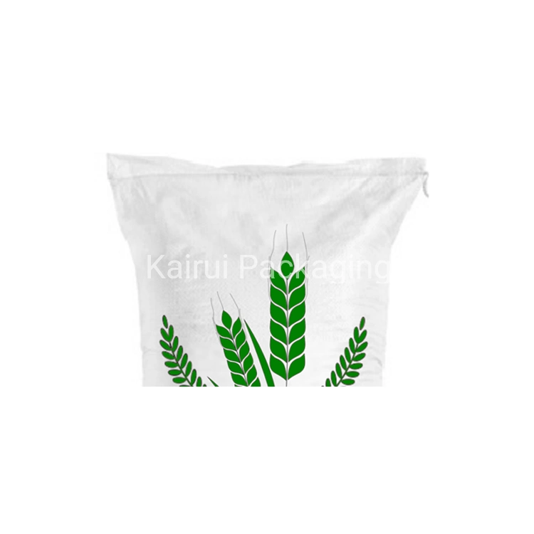 Custom PP Bags 50kg for Wheat Flour Meal Rice