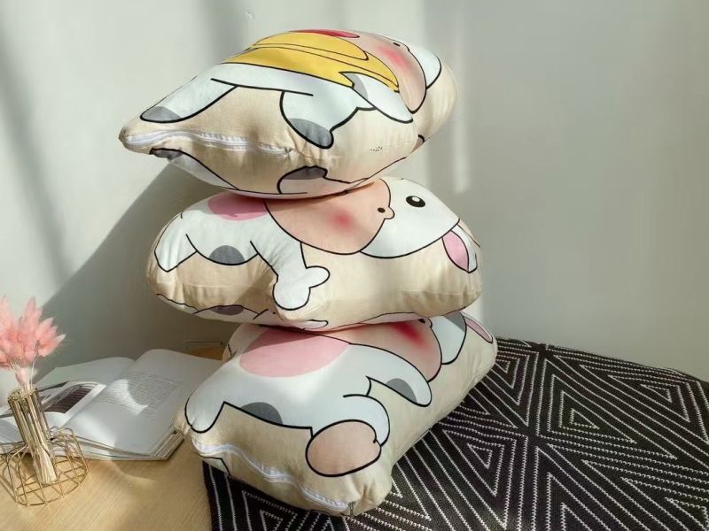 Animal Pillow and Cushion Cute Little Cow Throw Pillow for Decoration