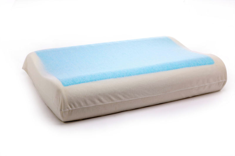 Hot Summer Cooling Feeling Contour Gel Memory Foam Neck Pillow