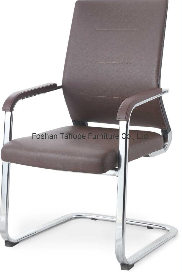 Elegant PU Leather Ergonomic Chairs for School Office Conference Room