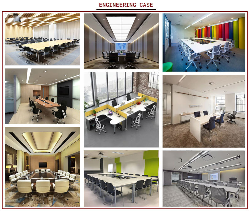 Elegant PU Leather Ergonomic Chairs for School Office Conference Room