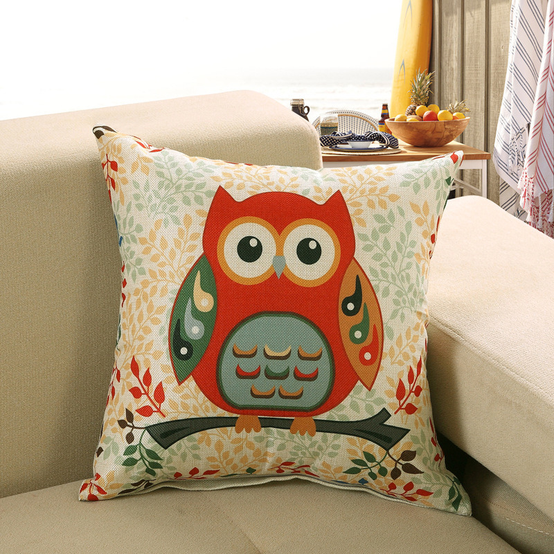 New Euro Style Home Decor Cushion Throw Pillows Sofa Chair Seat Text Animals Cushion Cover Decorative Pillowcase