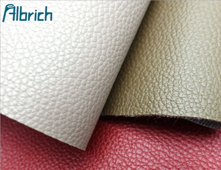 Lychi Grain Embossed PVC Sofa Faux Leather for Car Seats