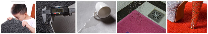 Free Samples Soft Rubber Flooring / 100% Virgin PVC Vinyl Loop Mats/PVC Carpet