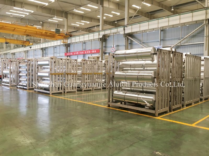 Supplier of Aluminium/Aluminum Foil for 8-20mic Household Food Packaging Material
