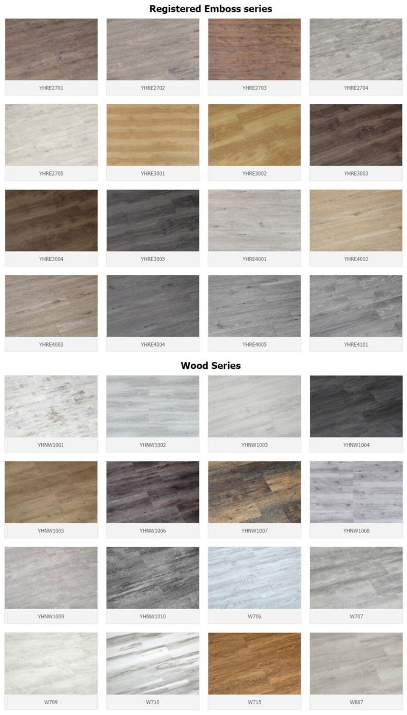 Vinyl PVC Self Stick Spc Floor Vinyl Flooring