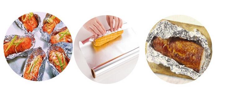 8011 food grade aluminum foil / Food packing aluminium foil roll manufacturer in China