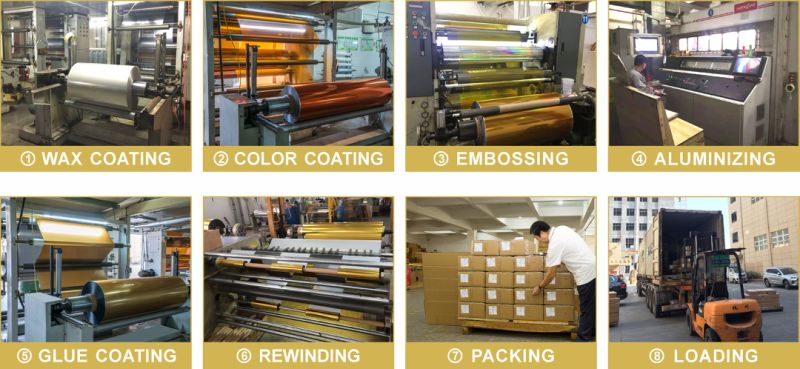 Hot Stamping Foil for Ribbon/Label Foil/Decorated Foil/Transfer Printing Foil