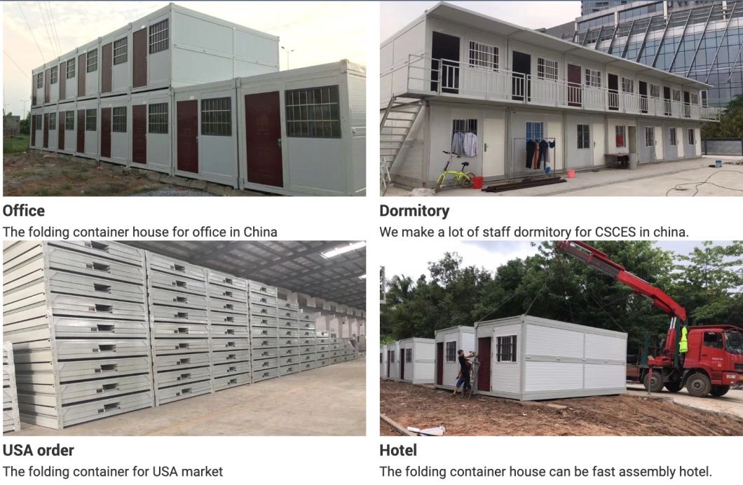 Luxury 20FT Portable Prefabricated Office Foldable Storage Container, Foldable Container, Container House Foldable