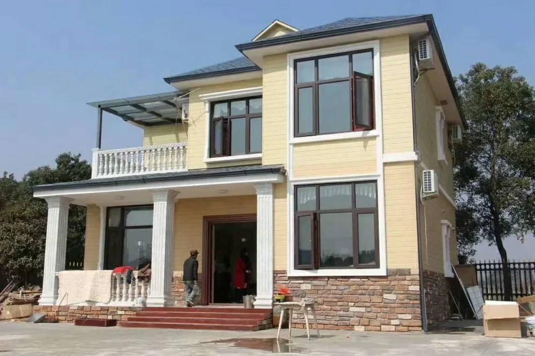 China Modern Light Steel Structure Prefabricated House Light Steel Villa Prefab Light Steel Villa