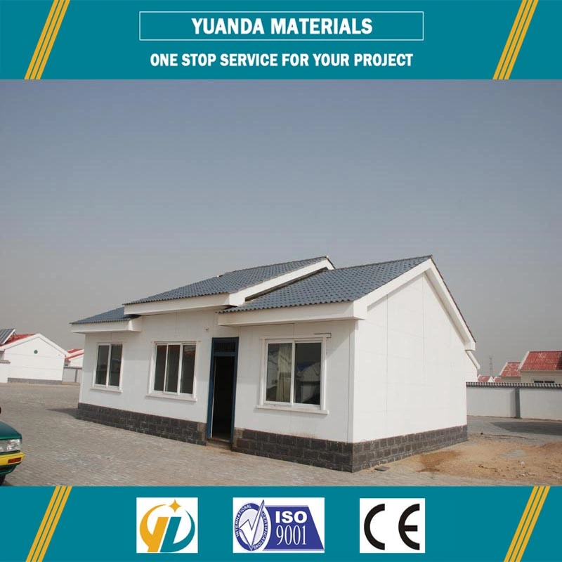 Low Cost Steel Frame Concrete Prefab House with AAC Panel