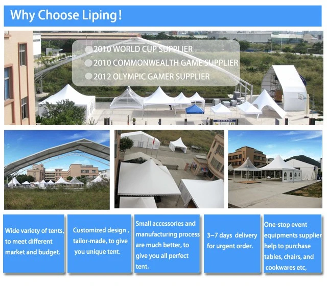 Different Styles Tent Group Event Tent Event Gazebo for Big Outdoor Event