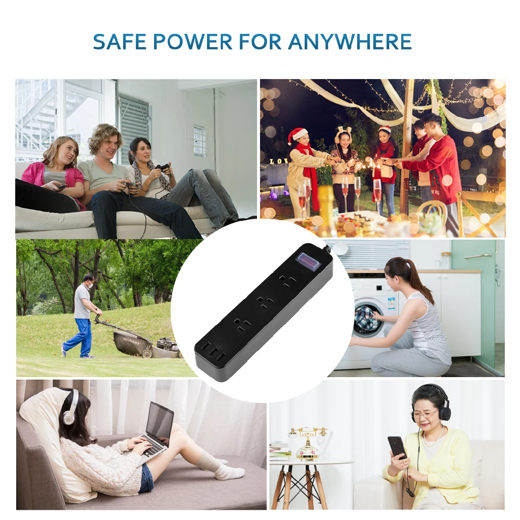 Indoor Garage Toilet Bathroom Power Socket