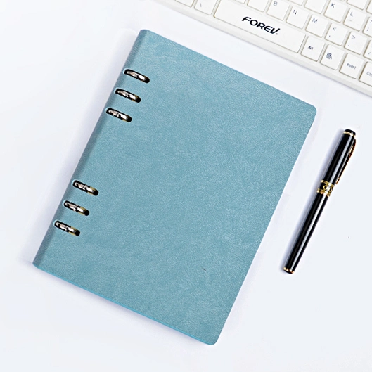 Wholesale PU Leather Loos-Leaf Diary Custom Journal Notebook