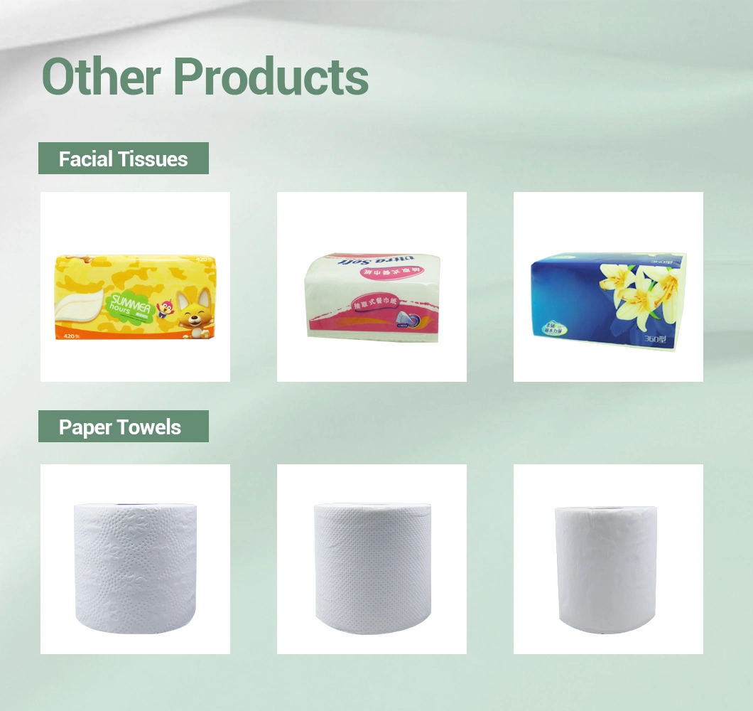 High Absorption Toilet Paper Bathroom Rolls Jumbo Toilet Tissue Paper