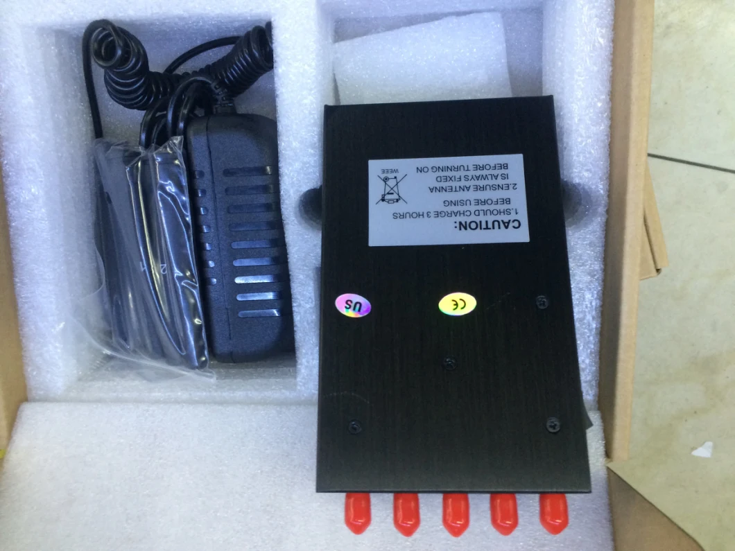 5 Band Portable Cell Phone Jammer, Portable GPS Jammer, Portable WiFi Jammer