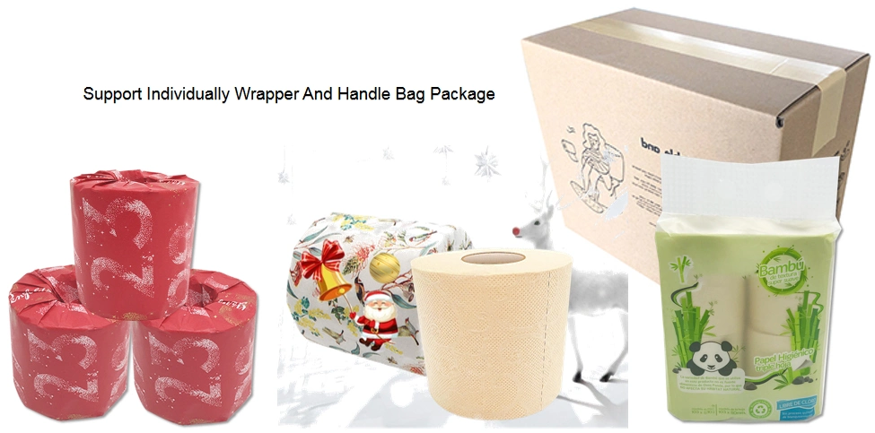 Organic Unbleached Bamboo Toilet Paper Eco Friendly Toilet Paper Tissue Roll